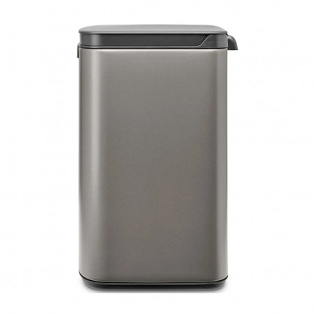 Κάδος Brabantia Bo Small 1006628, 7 L, Ομαλό και αθόρυβο άνοιγμα, Αντιολισθητική βάση, Γκρι