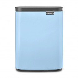 Κάδος Brabantia Bo Small 1006631, 7 L, Ομαλό και αθόρυβο άνοιγμα, Αντιολισθητική βάση, Μπλε ανοιχτόχρωμο