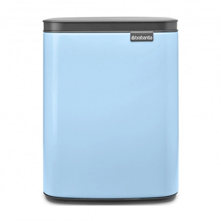 Κάδος Brabantia Bo Small 1006631, 7 L, Ομαλό και αθόρυβο άνοιγμα, Αντιολισθητική βάση, Μπλε ανοιχτόχρωμο