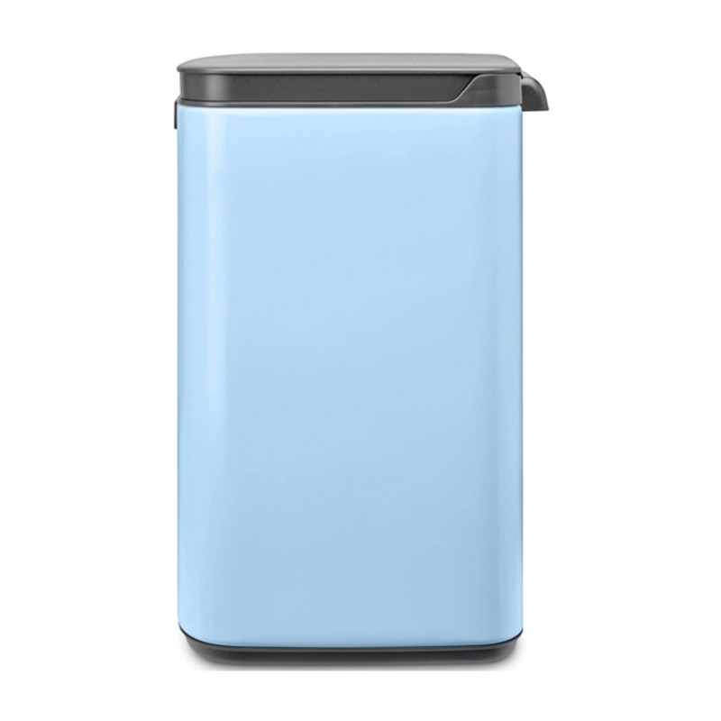 Κάδος Brabantia Bo Small 1006631, 7 L, Ομαλό και αθόρυβο άνοιγμα, Αντιολισθητική βάση, Μπλε ανοιχτόχρωμο