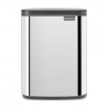 Κάδος Brabantia Bo Small 1006630, 7 L, Ομαλό και αθόρυβο άνοιγμα, Αντιολισθητική βάση, Inox