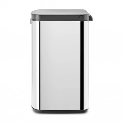 Κάδος Brabantia Bo Small 1006630, 7 L, Ομαλό και αθόρυβο άνοιγμα, Αντιολισθητική βάση, Inox