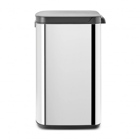 Κάδος Brabantia Bo Small 1006630, 7 L, Ομαλό και αθόρυβο άνοιγμα, Αντιολισθητική βάση, Inox
