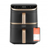 Фритюрник с горещ въздух Cosori Turbo Tower Pro CAF-DC123S, 2630W, 10.8 л, 30-230C, 7 програми, Синхронизиране, Смарт, Черен