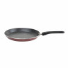 Τηγάνι για τηγανίτες Rosberg R51322G26, 26 cm, μαρμάρινο φινίρισμα, επαγωγικό, Μπορντώ/μαύρο
