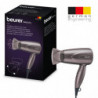 Στεγνωτήρας μαλλιών Beurer HC 17, 1300 W, 2 ταχύτητες, 2 επίπεδα, Πτυσσόμενη λαβή, Λεπτό ακροφύσιο, Συμπυκνωτής, Γκρι