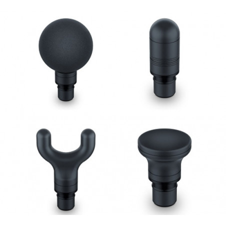 Μασάζ πιστόλι Beurer MG 99, 4 εξαρτήματα, 5 ταχύτητες, Ένδειξη στάθμης μπαταρίας, 5 ώρες αυτονομία, Πράσινο