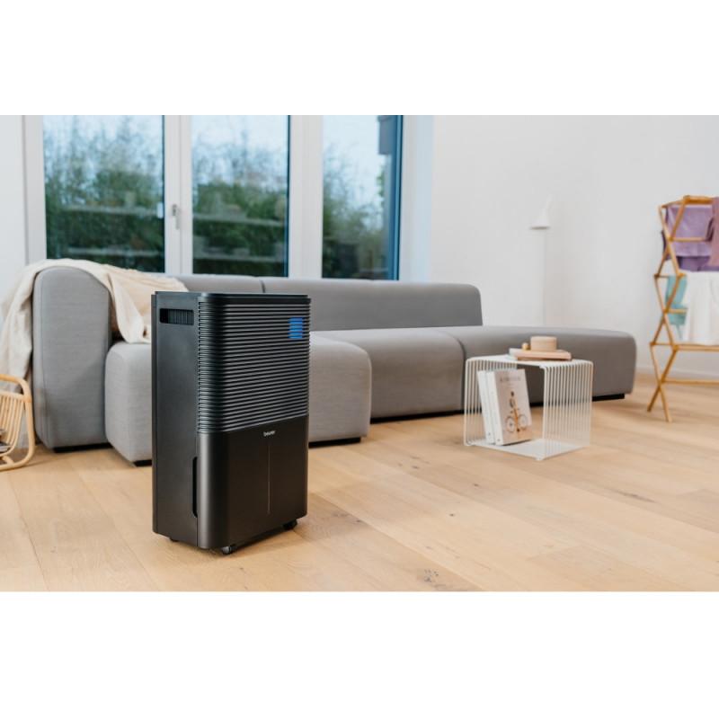 Αφυγραντήρας Beurer LE 250, 300W, Μέχρι 60 m2, 4 l, Χρονοδιακόπτης, 2 στάδια, LED, Μαύρο