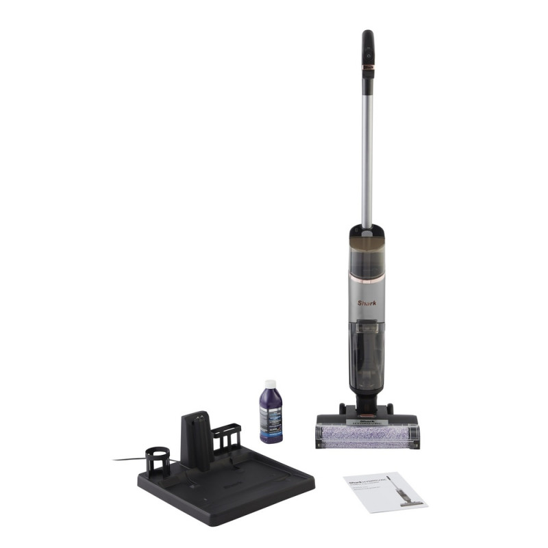 Κάθετη ηλεκτρική σκούπα Shark HydroVac WD210EU, 170W, 0.5 l, 88 m2, Αυτοκαθαρισμός, Αυτονομία 25 λεπτά, Γκρι
