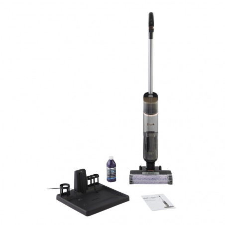 Κάθετη ηλεκτρική σκούπα Shark HydroVac WD210EU, 170W, 0.5 l, 88 m2, Αυτοκαθαρισμός, Αυτονομία 25 λεπτά, Γκρι