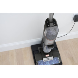 Κάθετη ηλεκτρική σκούπα Shark HydroVac WD210EU, 170W, 0.5 l, 88 m2, Αυτοκαθαρισμός, Αυτονομία 25 λεπτά, Γκρι