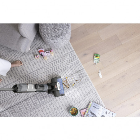 Κάθετη ηλεκτρική σκούπα Shark HydroVac WD210EU, 170W, 0.5 l, 88 m2, Αυτοκαθαρισμός, Αυτονομία 25 λεπτά, Γκρι