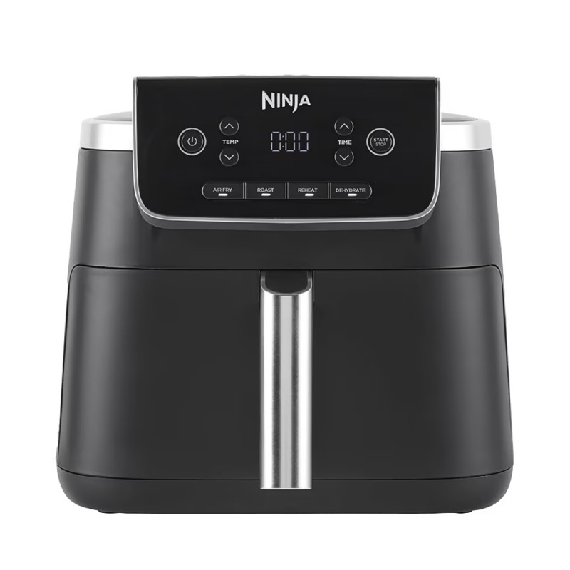 Φριτέζα ζεστού αέρα Ninja AF140EU PRO, 1750W, 4.7 l, 40-240C, 4 προγράμματα, Χρονοδιακόπτης, AirCrisp, Αντικολλητική επίστρωση, Μαύρο