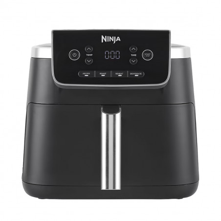 Φριτέζα ζεστού αέρα Ninja AF140EU PRO, 1750W, 4.7 l, 40-240C, 4 προγράμματα, Χρονοδιακόπτης, AirCrisp, Αντικολλητική επίστρωση, Μαύρο