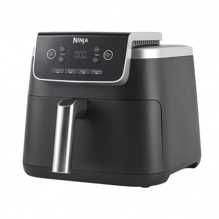 Φριτέζα ζεστού αέρα Ninja AF140EU PRO, 1750W, 4.7 l, 40-240C, 4 προγράμματα, Χρονοδιακόπτης, AirCrisp, Αντικολλητική επίστρωση, Μαύρο