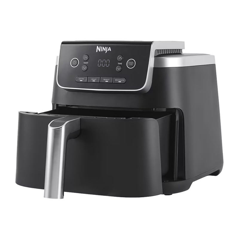 Φριτέζα ζεστού αέρα Ninja AF140EU PRO, 1750W, 4.7 l, 40-240C, 4 προγράμματα, Χρονοδιακόπτης, AirCrisp, Αντικολλητική επίστρωση, Μαύρο