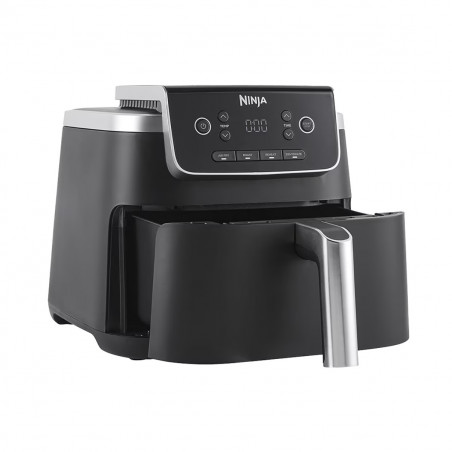 Φριτέζα ζεστού αέρα Ninja AF140EU PRO, 1750W, 4.7 l, 40-240C, 4 προγράμματα, Χρονοδιακόπτης, AirCrisp, Αντικολλητική επίστρωση, Μαύρο