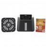 Φριτέζα ζεστού αέρα Ninja AF140EU PRO, 1750W, 4.7 l, 40-240C, 4 προγράμματα, Χρονοδιακόπτης, AirCrisp, Αντικολλητική επίστρωση, Μαύρο
