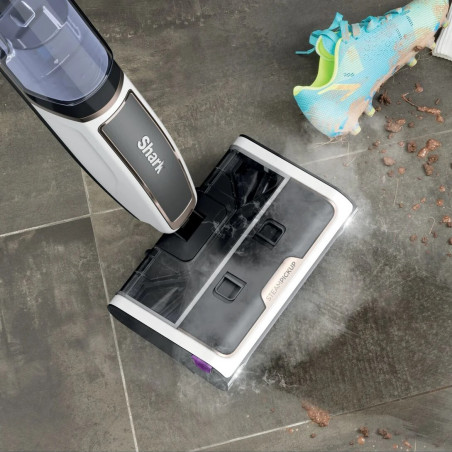 3σε1 Shark SteamPickUp SD200EU, 1230W, 0,42 l, καθαρισμός χωρίς χημικά, σταθμός αποθήκευσης, Λευκό