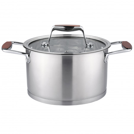 Κατσαρόλα Oliver Voltz OV51210P18 Berlin Premium Collection, 18 cm, 2.6 l, Ανοξείδωτο 18/10, Επαγωγή, Inox
