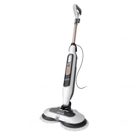 Καθαριστής ατμού Shark Steam & Scrub S8201EU, 1120W, 0.35 l, 3 ρυθμίσεις, καθαρισμός χωρίς χημικά, 150 στροφές ανά λεπτό, Steam Blaster, Λευκό