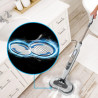 Καθαριστής ατμού Shark Steam & Scrub S8201EU, 1120W, 0.35 l, 3 ρυθμίσεις, καθαρισμός χωρίς χημικά, 150 στροφές ανά λεπτό, Steam Blaster, Λευκό