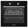 Εντοιχιζόμενος φούρνος Tesla BO300SB, 2300 W, 56 L, 5 προγράμματα, Class A, Καθαρισμός με ατμό, Μαύρο