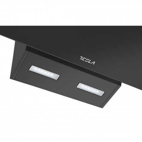 Εντοιχιζόμενος απορροφητήρας Tesla DD600AB, 190W, 1 μοτέρ, Διακοσμητικός, 60 cm, 630 m3/h, Φίλτρα αλουμινίου, Μαύρο