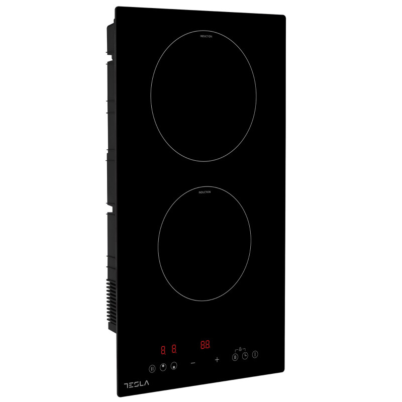 Tesla HI3201MB, 3500W, 9 στάδια, Χρονοδιακόπτης, Προστασία παιδιών, Ένδειξη υπολειπόμενης θερμότητας, Μαύρο