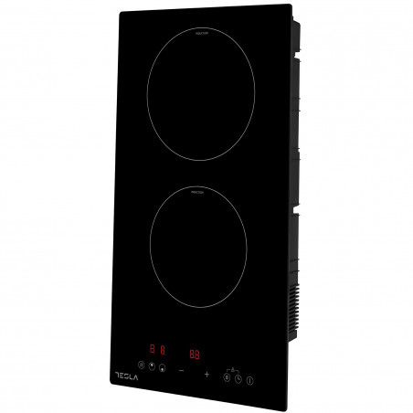 Tesla HI3201MB, 3500W, 9 στάδια, Χρονοδιακόπτης, Προστασία παιδιών, Ένδειξη υπολειπόμενης θερμότητας, Μαύρο