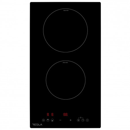 Tesla HI3201MB, 3500W, 9 στάδια, Χρονοδιακόπτης, Προστασία παιδιών, Ένδειξη υπολειπόμενης θερμότητας, Μαύρο