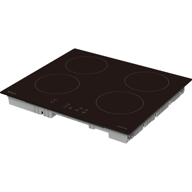 Tesla HI6401MB, 7200W, 4 ζώνες, 9 στάδια, Χρονοδιακόπτης, Ένδειξη υπολειπόμενης θερμότητας, Προστασία παιδιών, Μαύρο