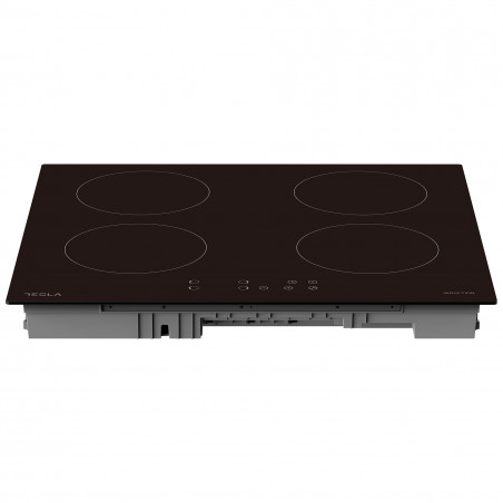 Tesla HI6401MB, 7200W, 4 ζώνες, 9 στάδια, Χρονοδιακόπτης, Ένδειξη υπολειπόμενης θερμότητας, Προστασία παιδιών, Μαύρο