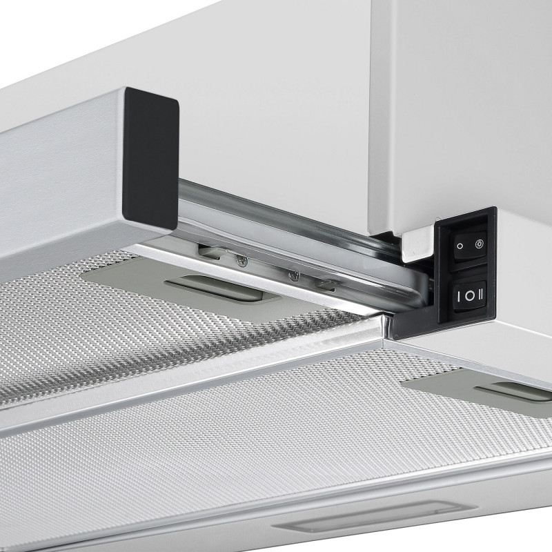 Tesla DT600AX, 120W, 2 μοτέρ, φίλτρο αλουμινίου, 350 m3/h, LED, Class D, Inox