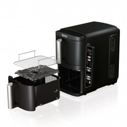 Φριτέζα θερμού αέρα Ninja SL300EU, 2470W, 7,6 l, 40-240C, 2 καλάθια, 6 προγράμματα, συγχρονισμένο μαγείρεμα, χρονοδιακόπτης, αυτόματη διακοπή, μαύρο χρώμα