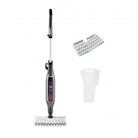 Shark S6003EU, 1200W, 0,35 l, 3 ρυθμίσεις, τεχνολογία Klick'n Flip, Steam Blaster, μαξιλαράκια Dirt Grip, γκρι/βιολετί