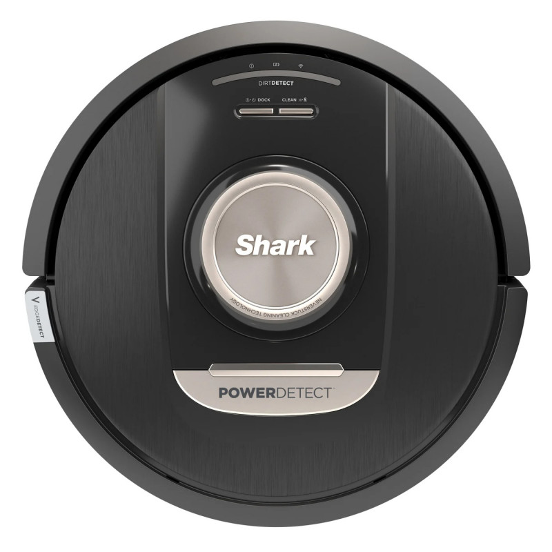 Ρομποτική ηλεκτρική σκούπα Shark PowerDetect RV2820VEEU, 650W, 0.3 l, 360 LiDAR, Αυτονομία έως 110 λεπτά, DirtDetect, Μαύρο
