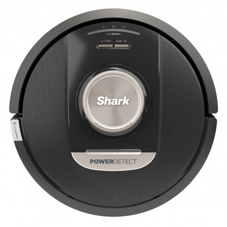 Ρομποτική ηλεκτρική σκούπα Shark PowerDetect RV2820VEEU, 650W, 0.3 l, 360 LiDAR, Αυτονομία έως 110 λεπτά, DirtDetect, Μαύρο