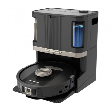 Ρομποτική ηλεκτρική σκούπα Shark PowerDetect Max RV2800ZEEU, 650W, 0,3 l, 372 m2, 360 LiDAR, Αυτονομία έως 110 λεπτά, Ανίχνευση υγρών άκρων, Μαύρο