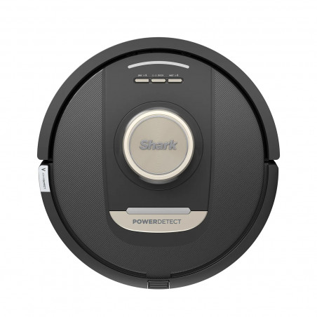 Ρομποτική ηλεκτρική σκούπα Shark PowerDetect Max RV2800ZEEU, 650W, 0,3 l, 372 m2, 360 LiDAR, Αυτονομία έως 110 λεπτά, Ανίχνευση υγρών άκρων, Μαύρο
