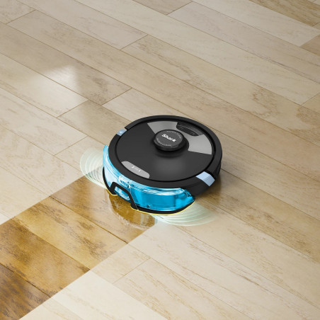 Ρομποτική ηλεκτρική σκούπα Shark Matrix Plus RV2620WAEU, 650 W, 0.3 l, 360 LiDAR, Αυτονομία έως 110 λεπτά, Matrix Clean, Μαύρο