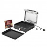 Ηλεκτρική ψησταριά Ninja GR101EU, 1450W, 28x37 cm, Γρήγορη θέρμανση, 60-260C, 2 πλάκες, Μαύρο