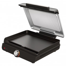 Ηλεκτρική ψησταριά Ninja GR101EU, 1450W, 28x37 cm, Γρήγορη θέρμανση, 60-260C, 2 πλάκες, Μαύρο