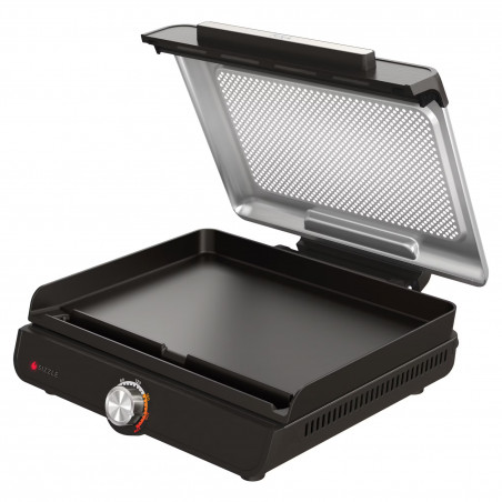 Ηλεκτρική ψησταριά Ninja GR101EU, 1450W, 28x37 cm, Γρήγορη θέρμανση, 60-260C, 2 πλάκες, Μαύρο