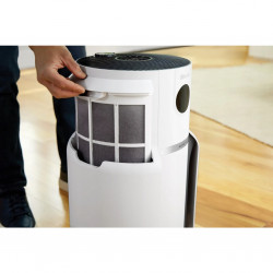 Καθαριστής αέρα Shark NeverChange Max HP300EU, Έως 130 m3, 54W, 5 ταχύτητες, Καμία αλλαγή φίλτρου έως και 5 χρόνια, Οθόνη LED, Λευκό