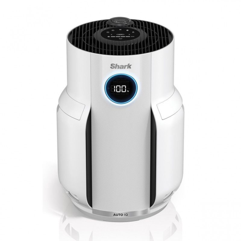 Καθαριστής αέρα Shark NeverChange HP150EU, Έως 60 m3, 26W, 5 ταχύτητες, Καμία αλλαγή φίλτρου έως και 5 χρόνια, Οθόνη LED, Λευκό