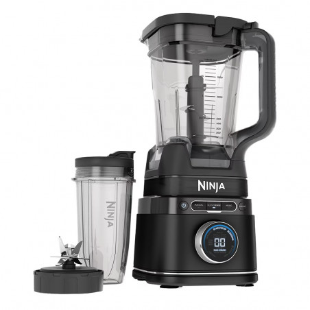 Μπλέντερ Ninja Detect Power Pro & Single Serve TB301EU, 1200W, 2,1L, 10 ταχύτητες + παλμοί, BlendSense, Torque Detect, Χρονοδιακόπτης, Αναγνώριση συστατικών, Μαύρο