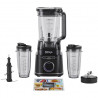 Μπλέντερ Ninja Detect Power Pro & Single Serve TB301EU, 1200W, 2,1L, 10 ταχύτητες + παλμοί, BlendSense, Torque Detect, Χρονοδιακόπτης, Αναγνώριση συστατικών, Μαύρο