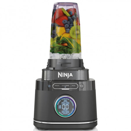 Μπλέντερ 3 σε 1 Ninja TB401EU, 1200W, 2,1 λίτρα, 10 ταχύτητες + λειτουργίες, Χρονοδιακόπτης, LED, τεχνολογία BlendSense, χωρίς BPA, Μαύρο