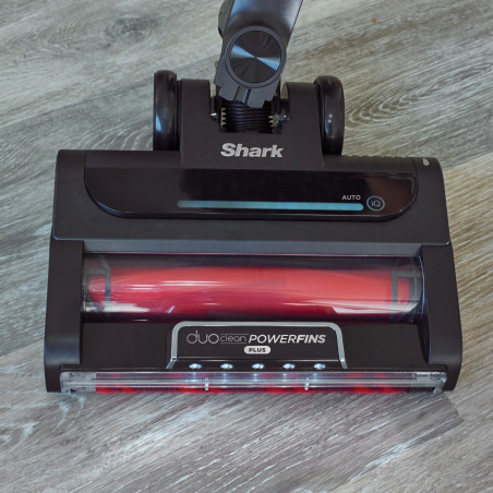 Όρθια ηλεκτρική σκούπα Shark IZ420EUT, 309W, Βραχίονας αποσπώμενος, 0.85 l, Αυτονομία 120 λεπτά, Clean Sense IQ, LED, PowerFins Plus, Γκρι
